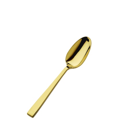 Bon Chef Roman, Teaspoon, Mirror Finish, 18/10, 6.25" - Gold , set of 12 S3700G
